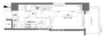 ズーム両国 1002 間取り図