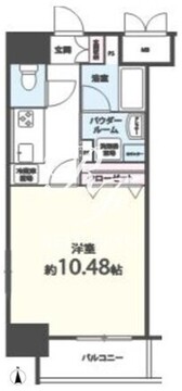 シエル新堀 601 間取り図