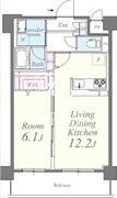ライツ石原 402 間取り図