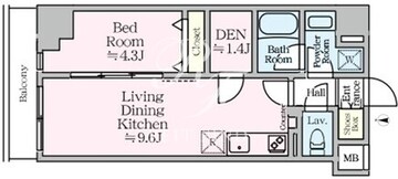アイルプレミアム東京西新井 302 間取り図