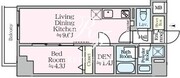 アイルプレミアム東京西新井 403 間取り図
