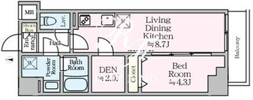 アイルプレミアム東京西新井 604 間取り図