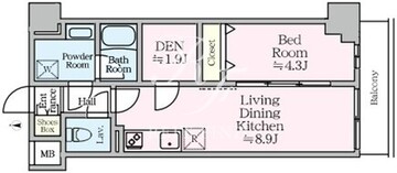 アイルプレミアム東京西新井 102 間取り図