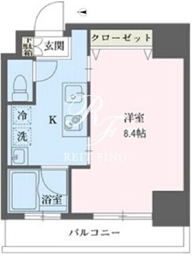 リーフコンフォート赤羽 501 間取り図