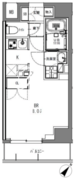 エスレジデンス日本橋馬喰町 502 間取り図