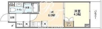 YSレジデンス代田橋 404 間取り図