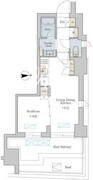 ブリリアイスト町屋 1205 間取り図