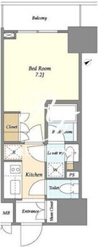 ラティエラ板橋 805 間取り図