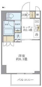レクシード両国駅前 706 間取り図