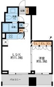 プロスペクトKALON三ノ輪 1103 間取り図