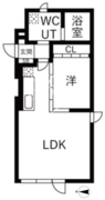 シエル中野坂上 201 間取り図