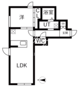 シエル中野坂上 203 間取り図