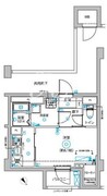 ディップス西新井 101 間取り図