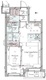 コンシェリア目黒本町 THE RESIDENCE 303 間取り図