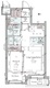 コンシェリア目黒本町 THE RESIDENCE 203 間取り図