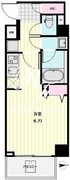 ヴィークブライト南麻布 104 間取り図