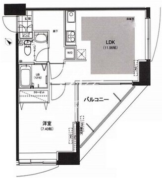 サウンドおしあげ 803 間取り図