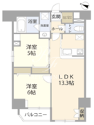 プレセダンヒルズ文京本駒込 10階55.51㎡ 間取り図