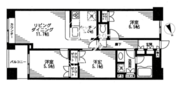 レジディア日本橋馬喰町 505 間取り図
