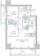 パークアクシス池袋イースト 502 間取り図