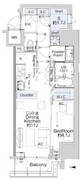 ベルファース蒲田ウエスト 506 間取り図