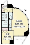 ルフィット神宮北参道 1101 間取り図