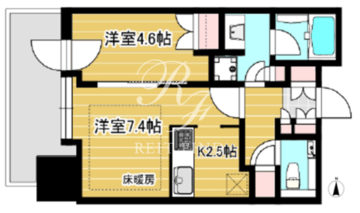 大崎ステーションレジデンス 1505 間取り図