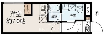 フラット富久町 101 間取り図