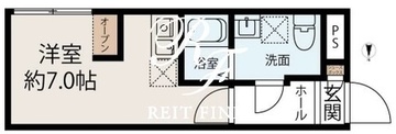 フラット富久町 401 間取り図