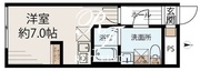 フラット富久町 402 間取り図