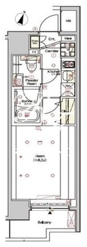 シーフォルム三ノ輪 804 間取り図