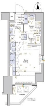 シーフォルム森下 603 間取り図