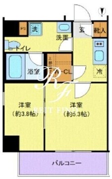 ディアレイシャス南砂町 201 間取り図