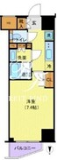 ジェノヴィア新宿早稲田グリーンヴェール 1302 間取り図