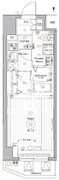 メイクスデザイン新宿落合 703 間取り図