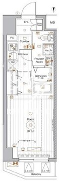 メイクスデザイン新宿落合 703 間取り図