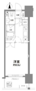コンフォリア新宿御苑1 1002 間取り図