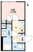 シエル上北沢 202 間取り図