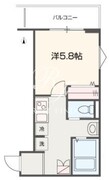 メルラス北赤羽 104 間取り図