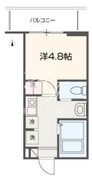 メルラス北赤羽 203 間取り図