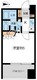 サンフル押上1 701 間取り図