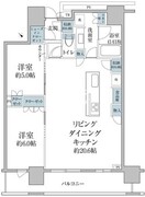 ブリリアザタワー東京八重洲アベニュー 510 間取り図