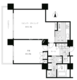 リバーポイントタワー 1311 間取り図