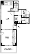 コスモリード日本橋水天宮 603 間取り図