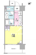 フレアージュ恵比寿 703 間取り図