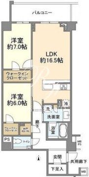 ブランズ渋谷常盤松 106 間取り図