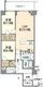 ブランズ渋谷常盤松 106 間取り図