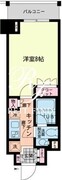 エスティメゾン赤羽 206 間取り図
