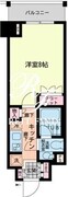エスティメゾン赤羽 806 間取り図