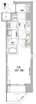 ハーモニーレジデンス東京イースト 301 間取り図